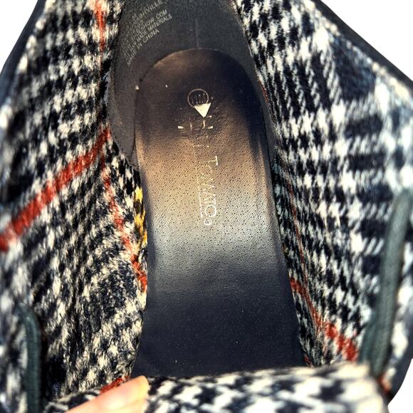 Hot Tomatoe  11 Blue Suede Women's Chelsea Boots Shoes 2 1/2 Wedge Heel - Picture 4 of 8